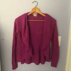 🦋Purple ruffle cardigan🦋